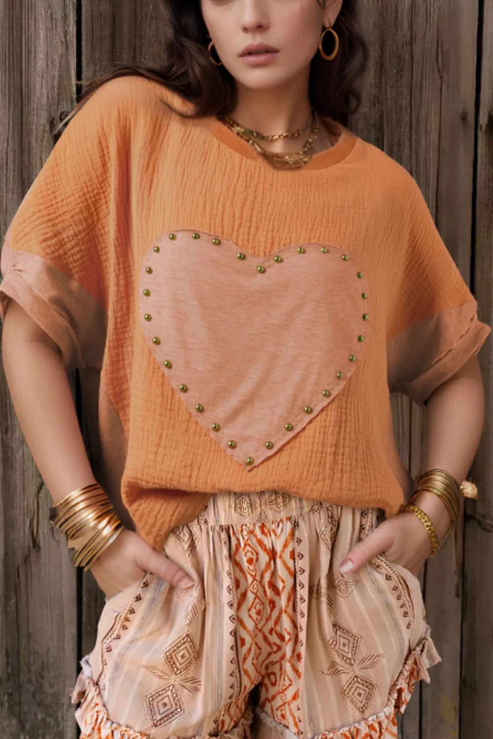 Timeless Round-Neck Short-Sleeve Cotton T-Shirt