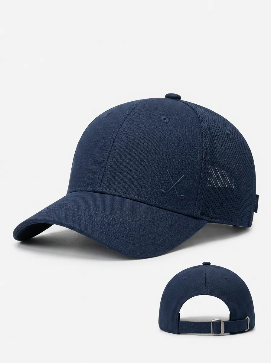 Unisex Embroidered Horse Riding Mesh Cap for Equestrian Lovers
