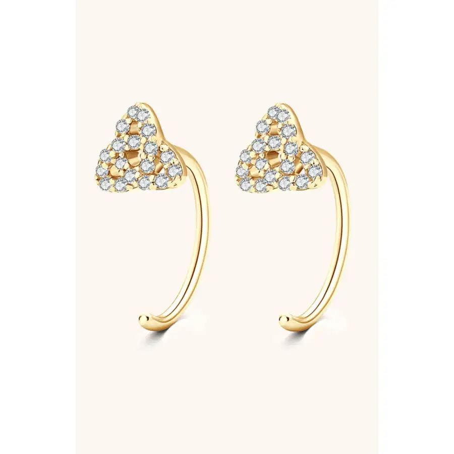 Timeless Moissanite Sterling Silver Earrings