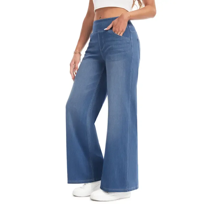 🛒 Women's Loose Fit Baggy Pull-On Jeans