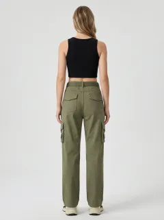 Signature Multi Pocket Sport Look Women's Multi Pocket Cargo Pants