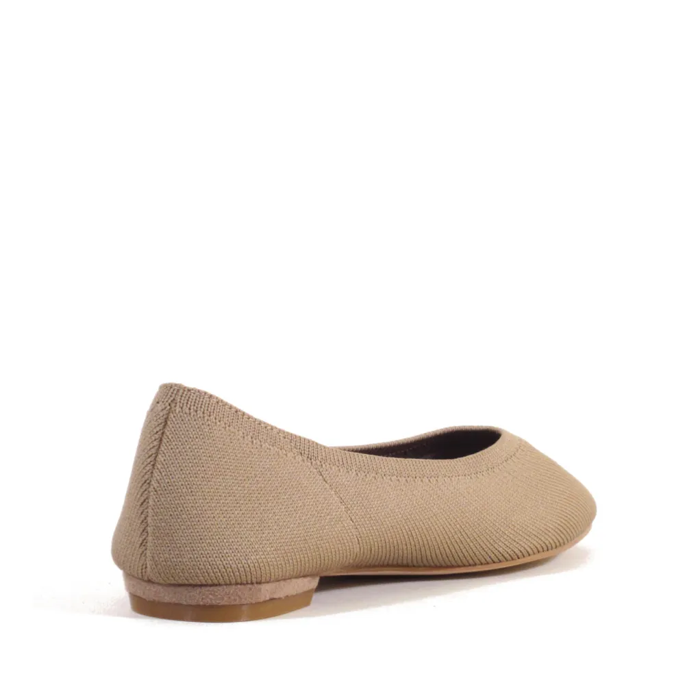 Stretch Knit Ballet Flats