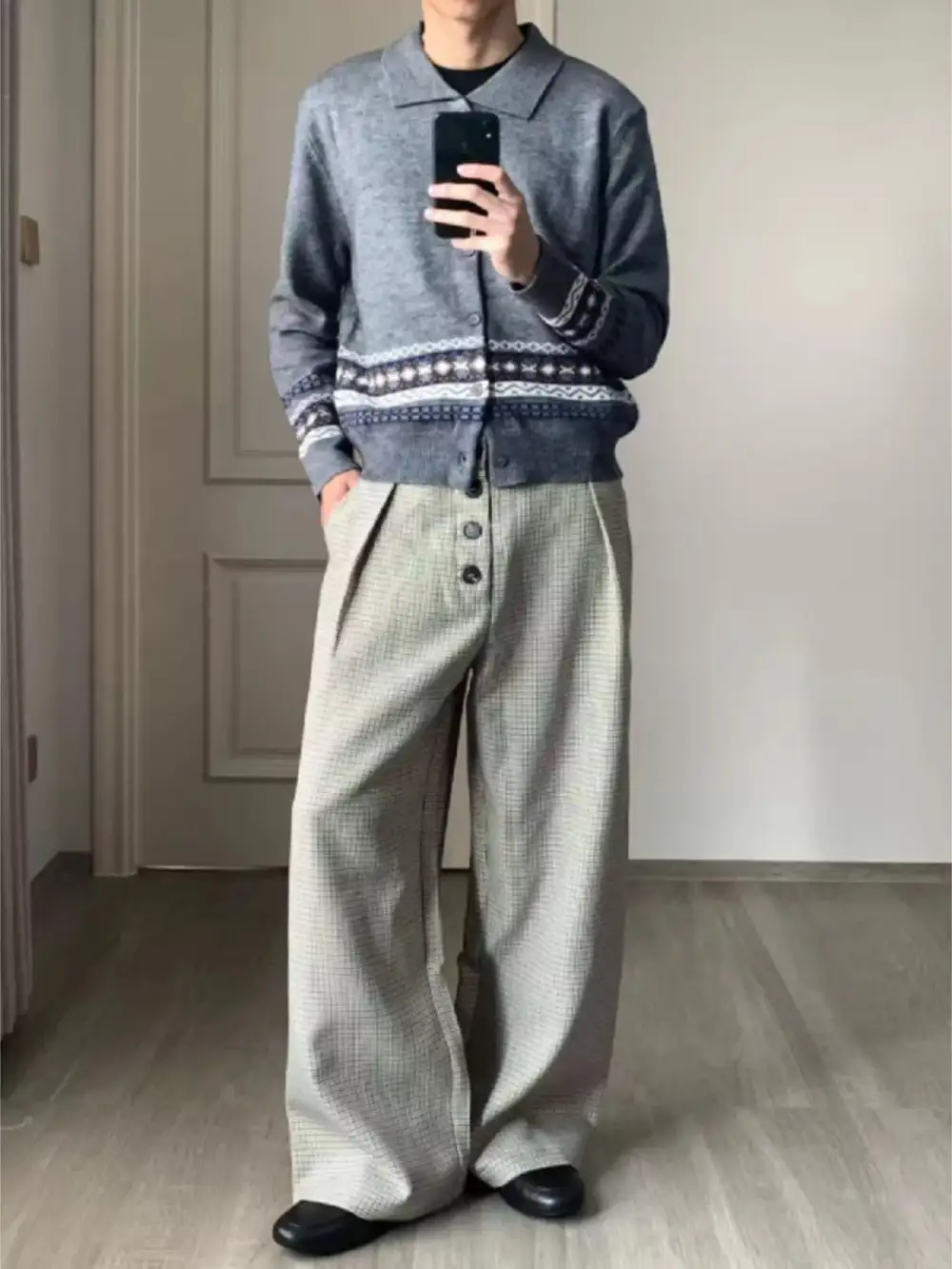 Modern Men's Plus Size Wide Leg Pants