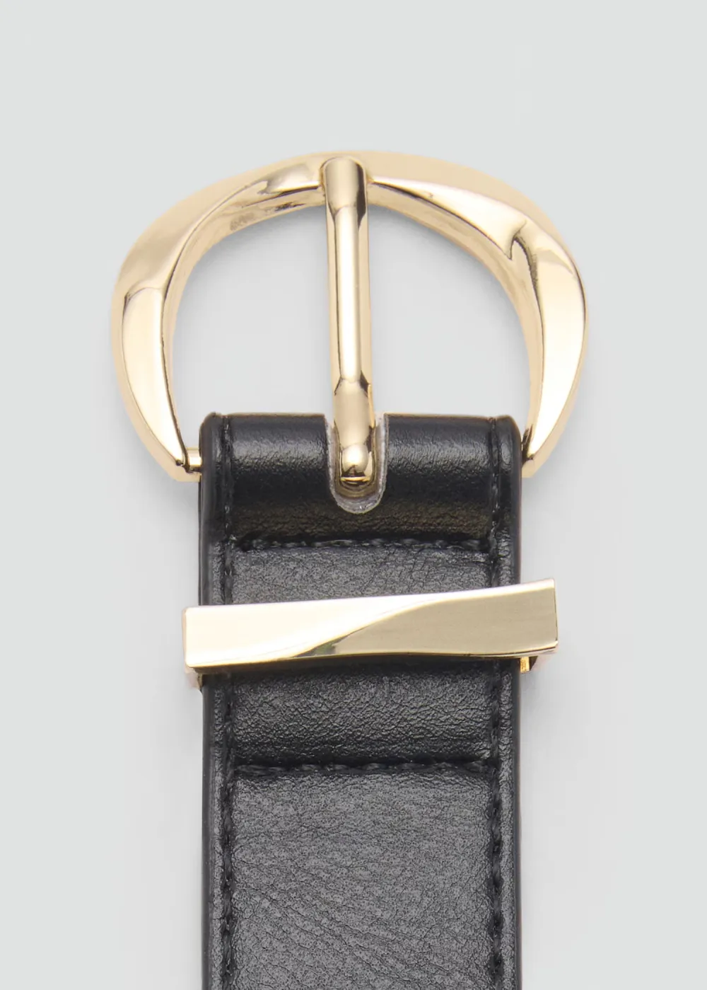 Casual Style Oval Buckle Belts