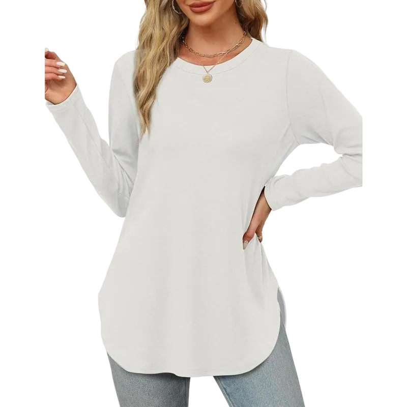 Women's Long Sleeve Round Neck Shirts
