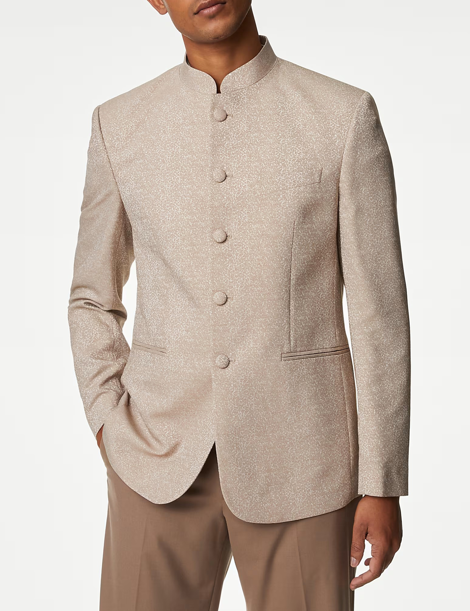 Light Textured Jacquard Jacket