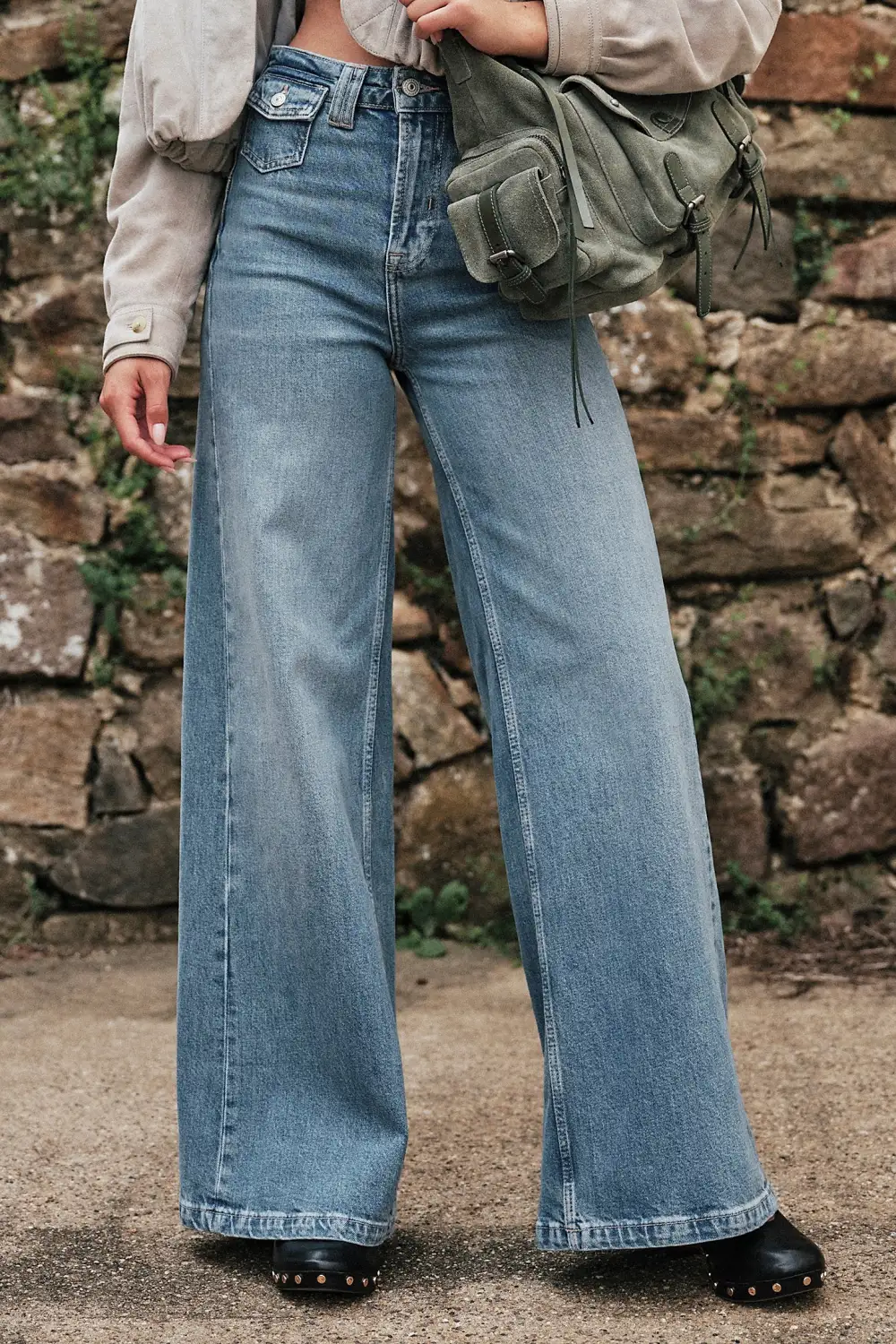 Women's Relaxed Form Wide Leg Pants