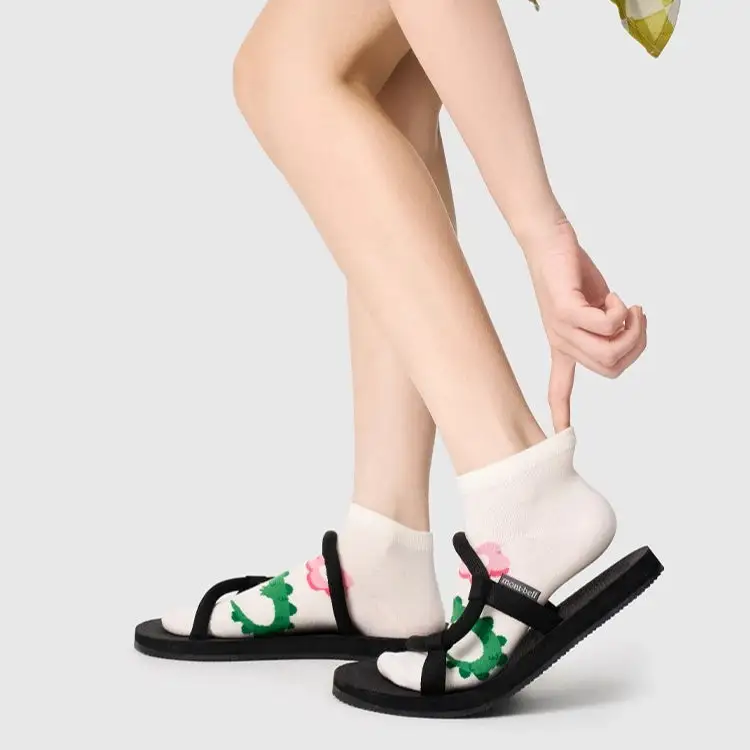 Quirky Animal Print Sneaker Socks