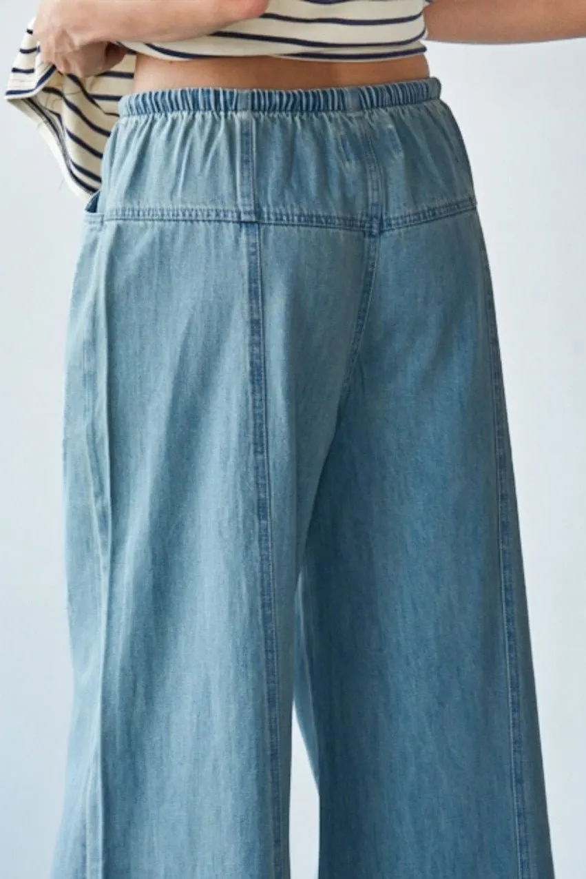 Denim Wide Leg Jeans