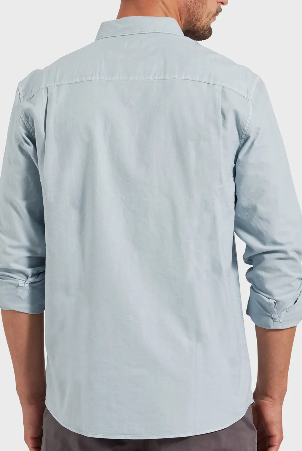 Vintage Pinstriped Oxford Long Sleeve Shirt