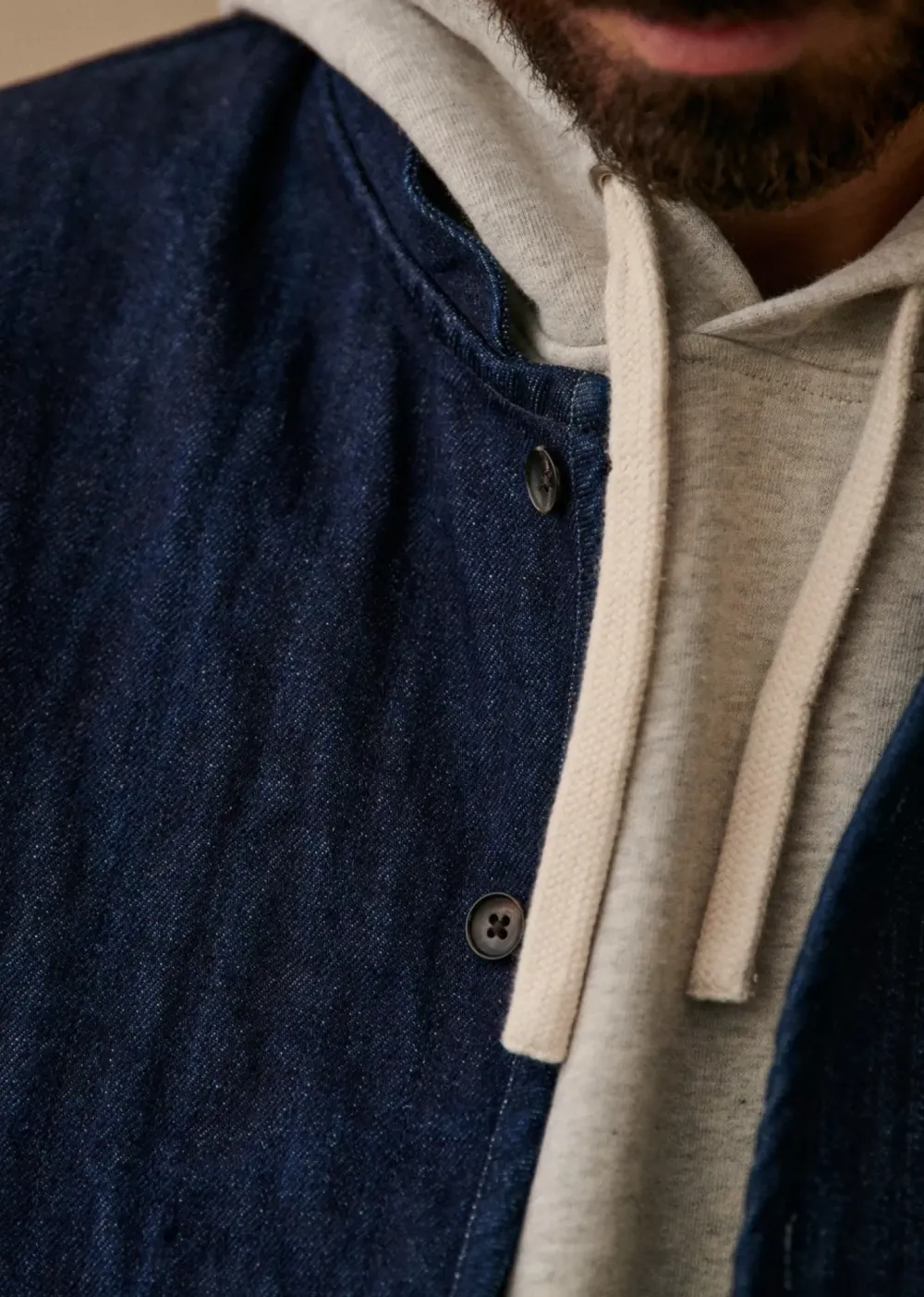 Daily Cardigan Denim