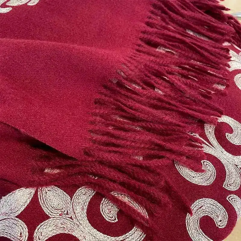 Fringe Warm Scar Scarf