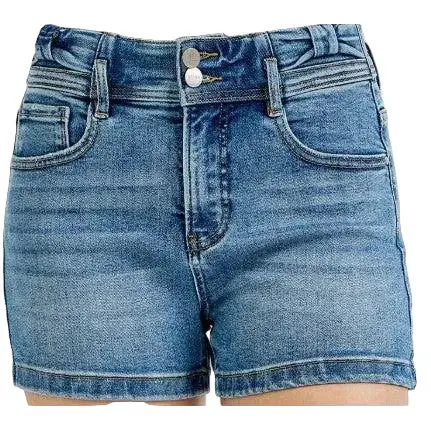 Classic Denim High Rise Shorts