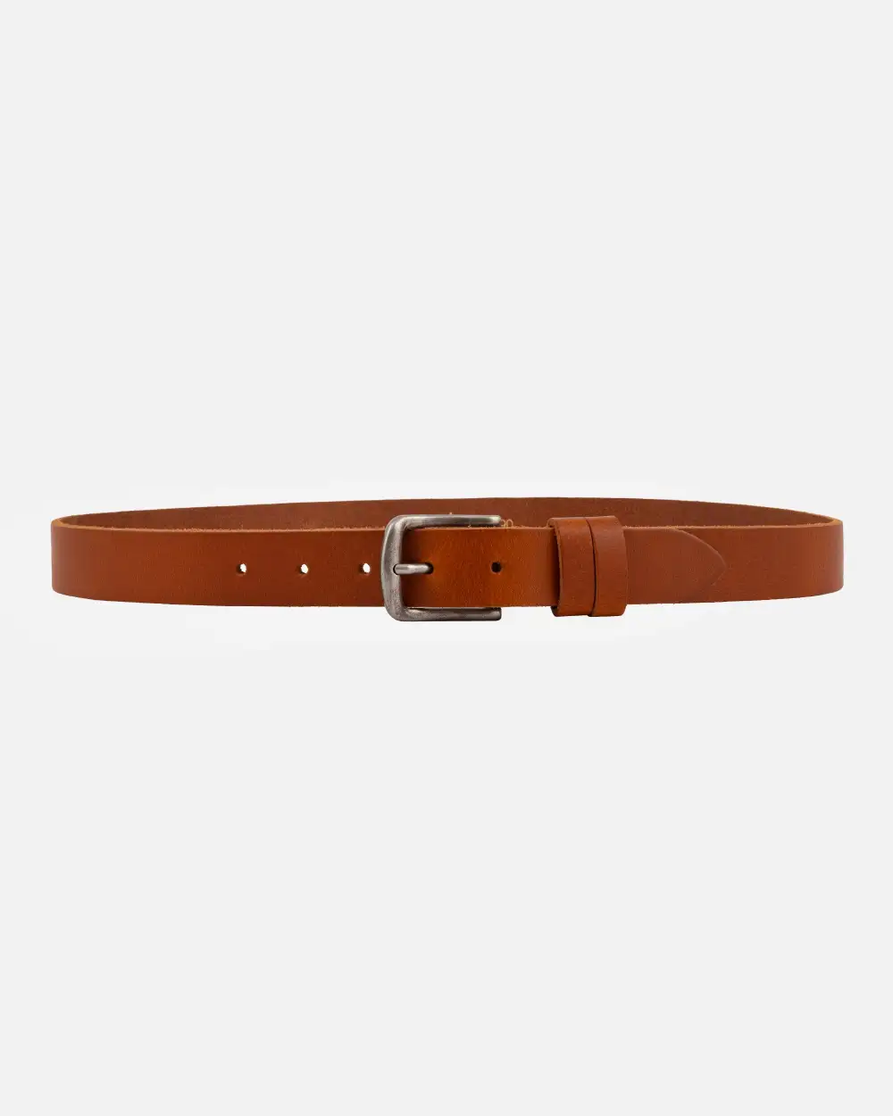 Sleek Leather Buckle Waist Belt