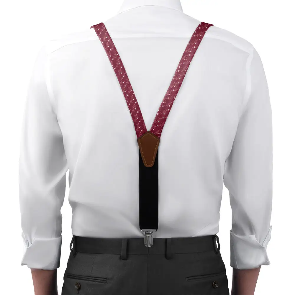 Riviere Floral Pattern Suspenders