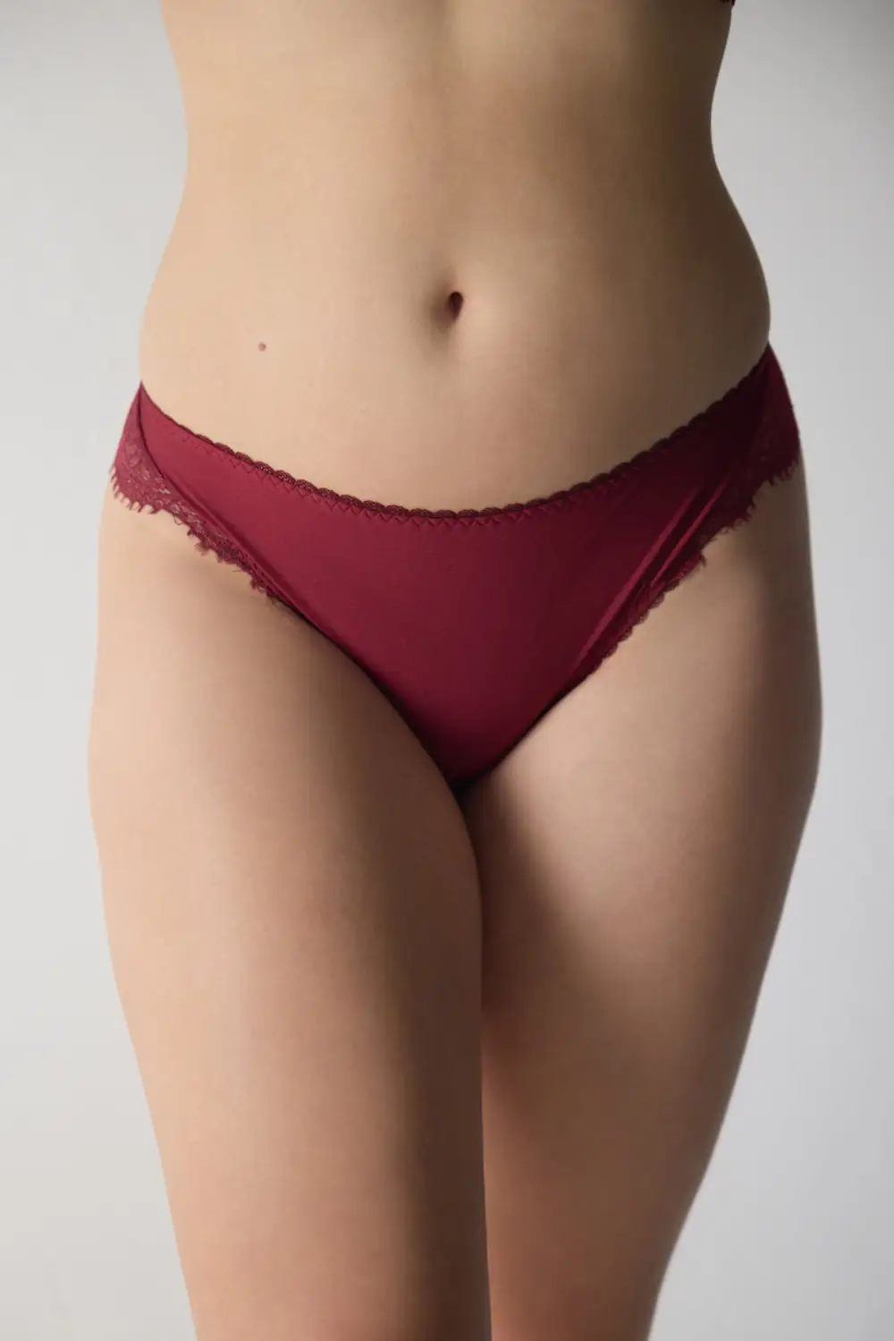Minimal Lace Brazilian Panties