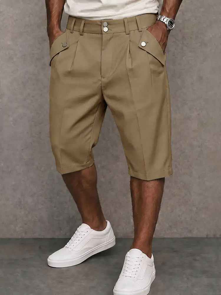 Men's Smart Casual Pinstripe Shorts