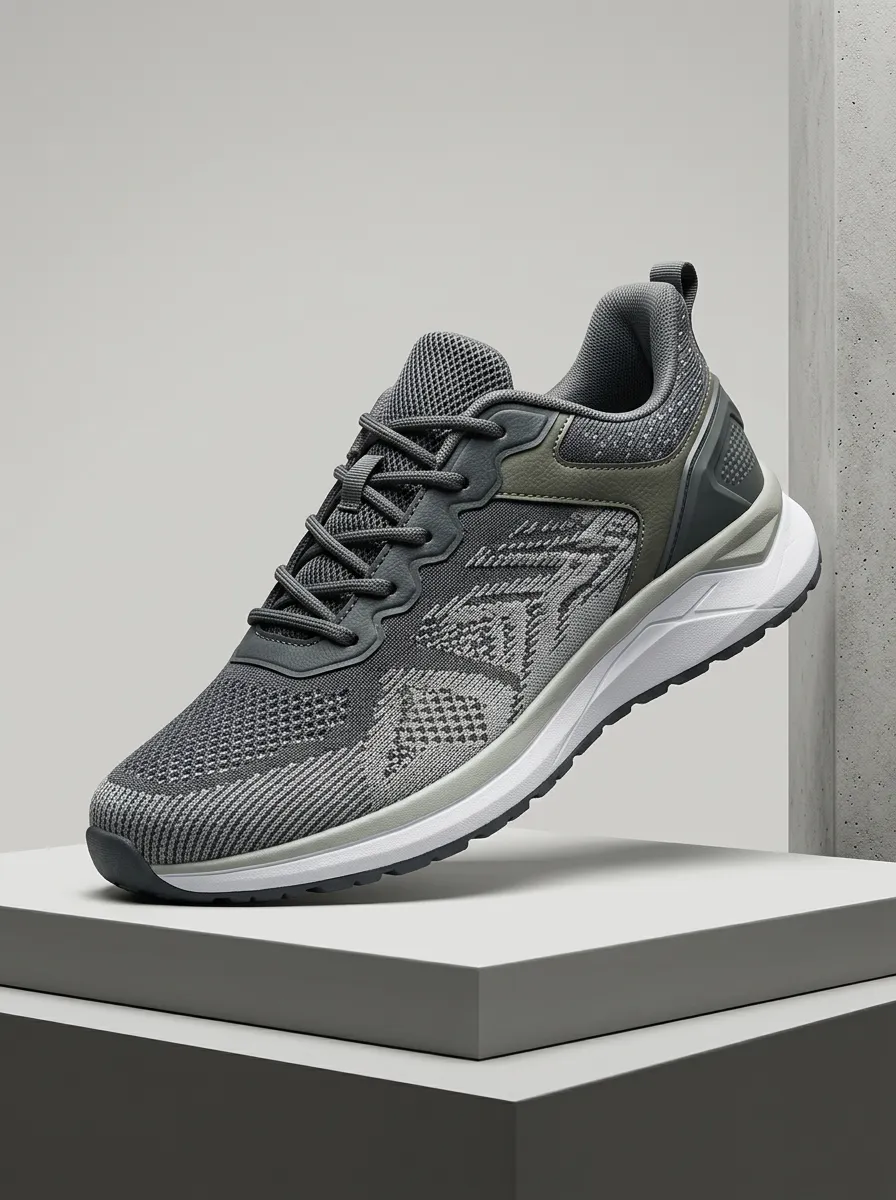 Sport Geometric Graphic Shape Men's Running Shoes