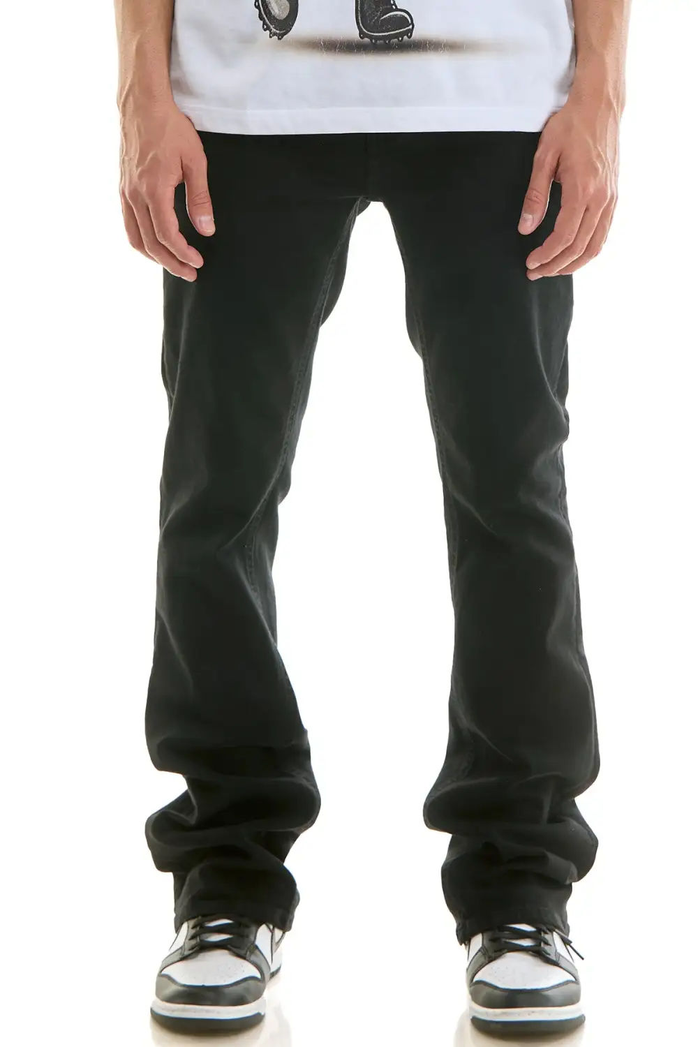 Men's Streetwear Flare Skinny Slim Jeans