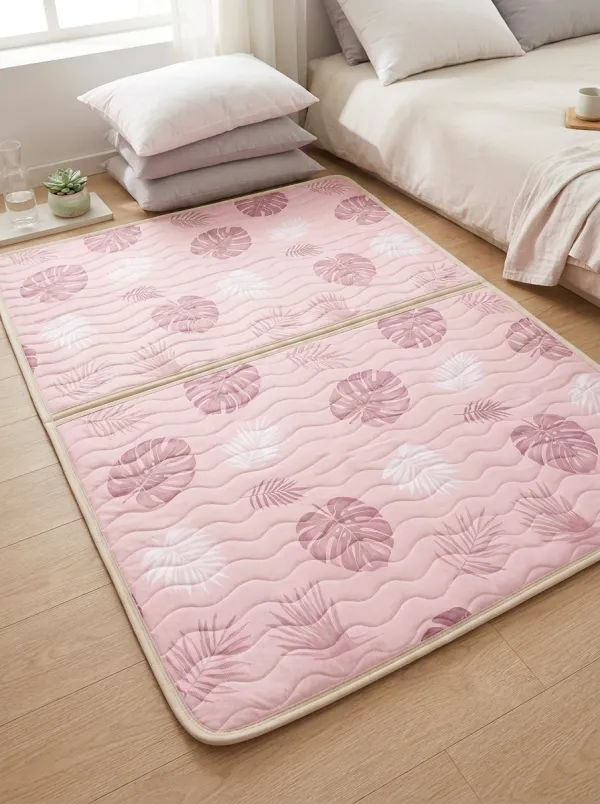 Everyday Tropical Plant Lover Monstera Leaf Pattern Cooling Mat