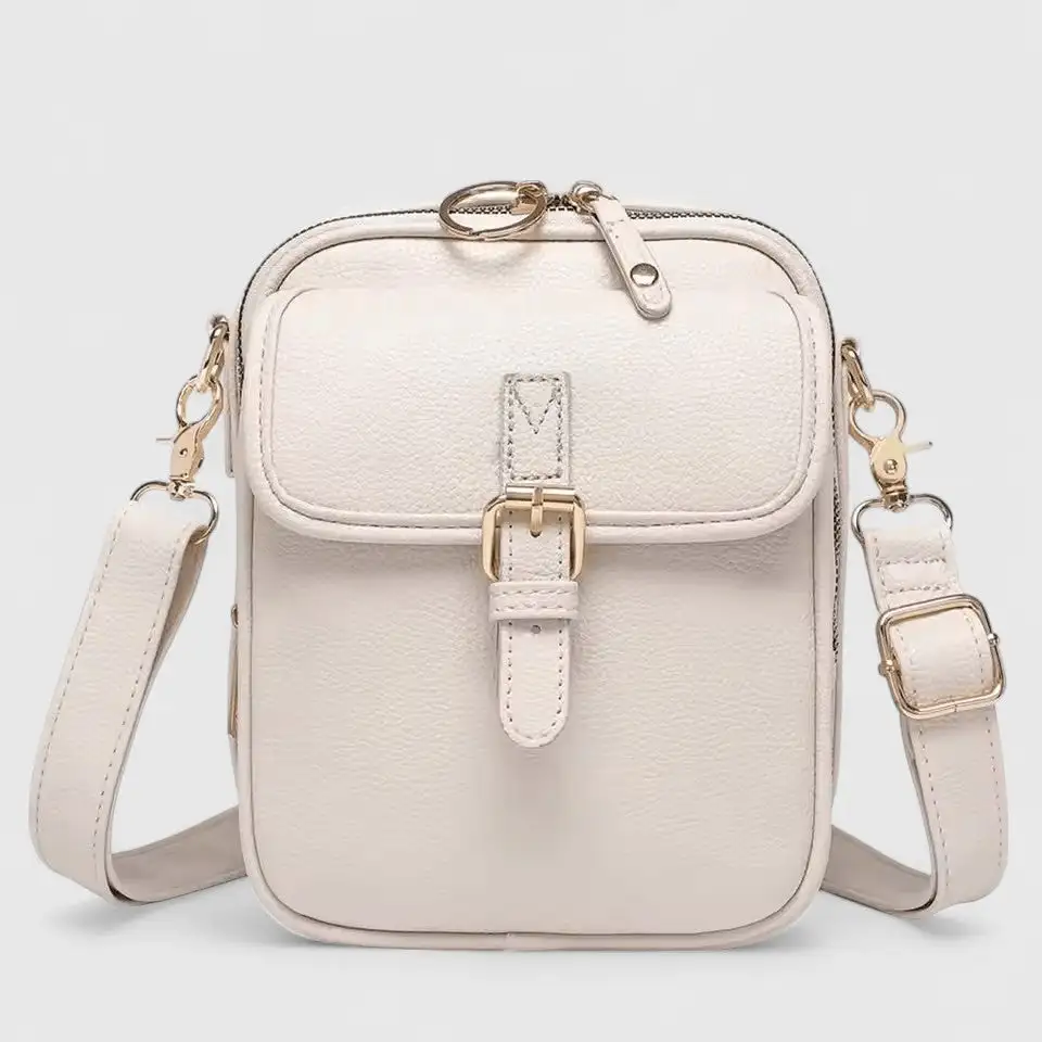Woven Leather Crossbody Bag