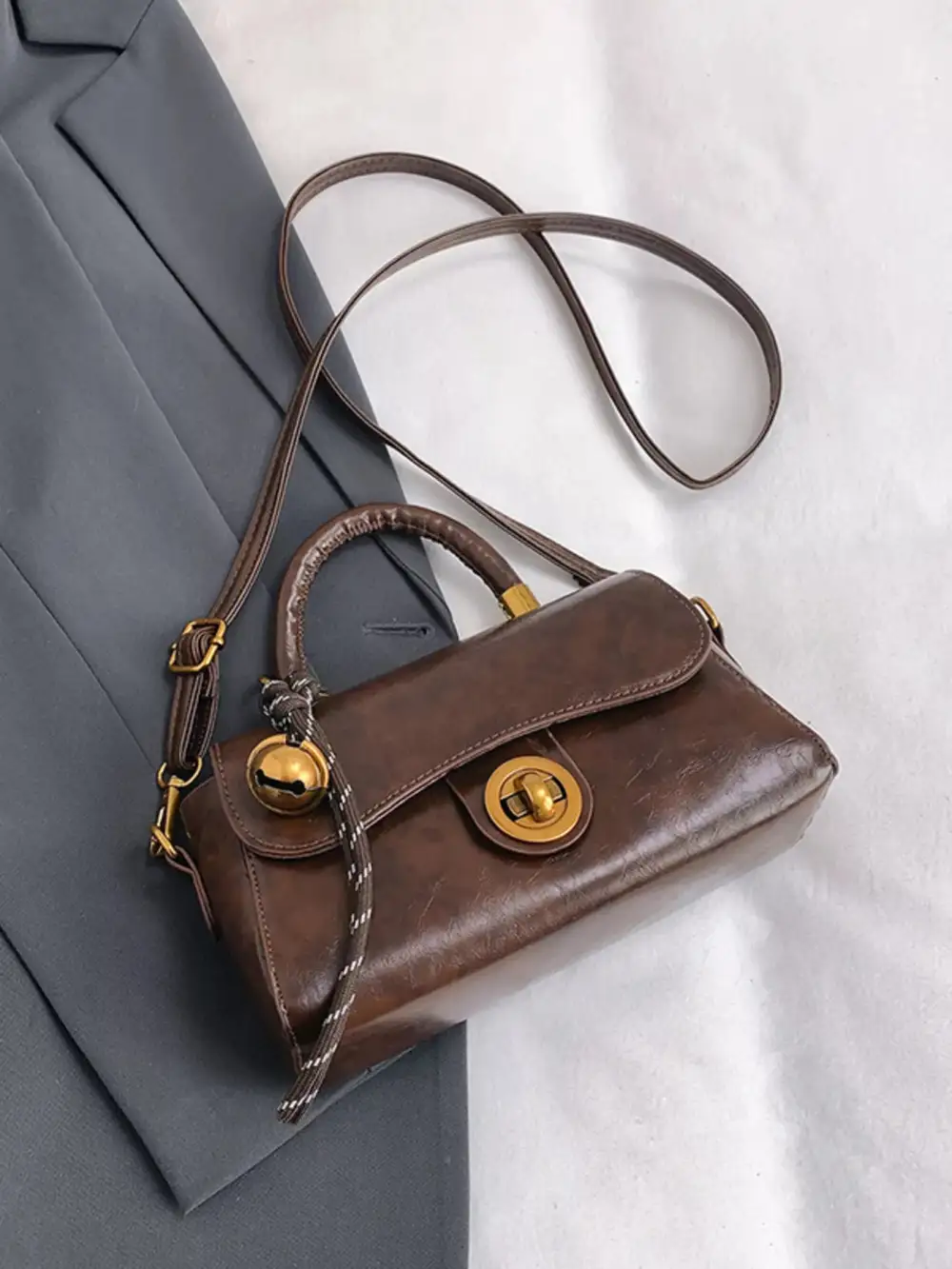Top Handle Crossbody Bag