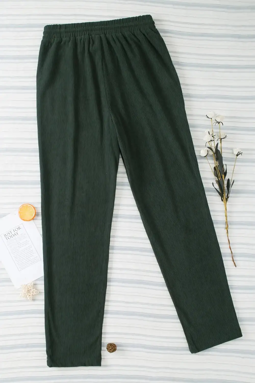 Straight Leg Drawstring Pants