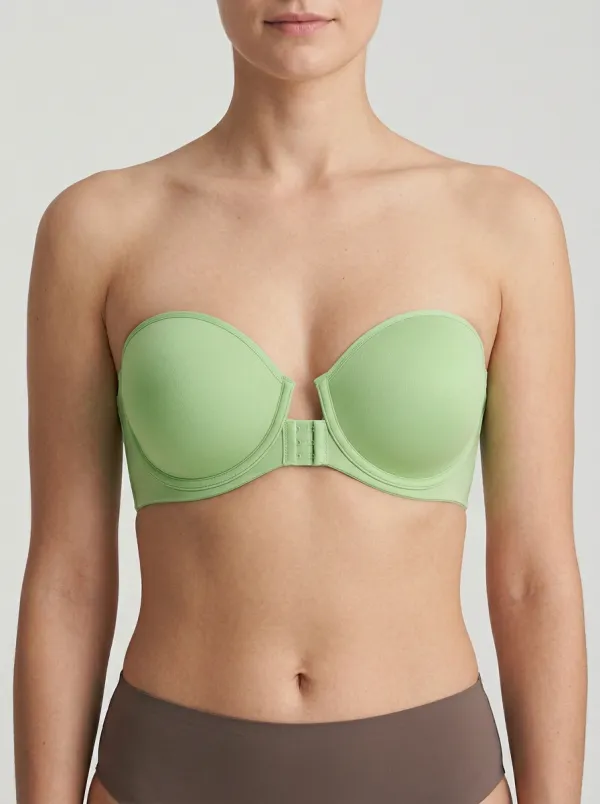 Women's Underwire Seamless Front-Closure Strapless Bra