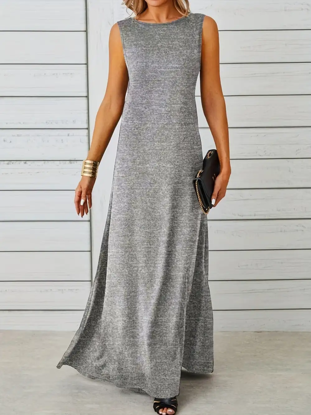 Sleeveless Flowy Maxi Dress