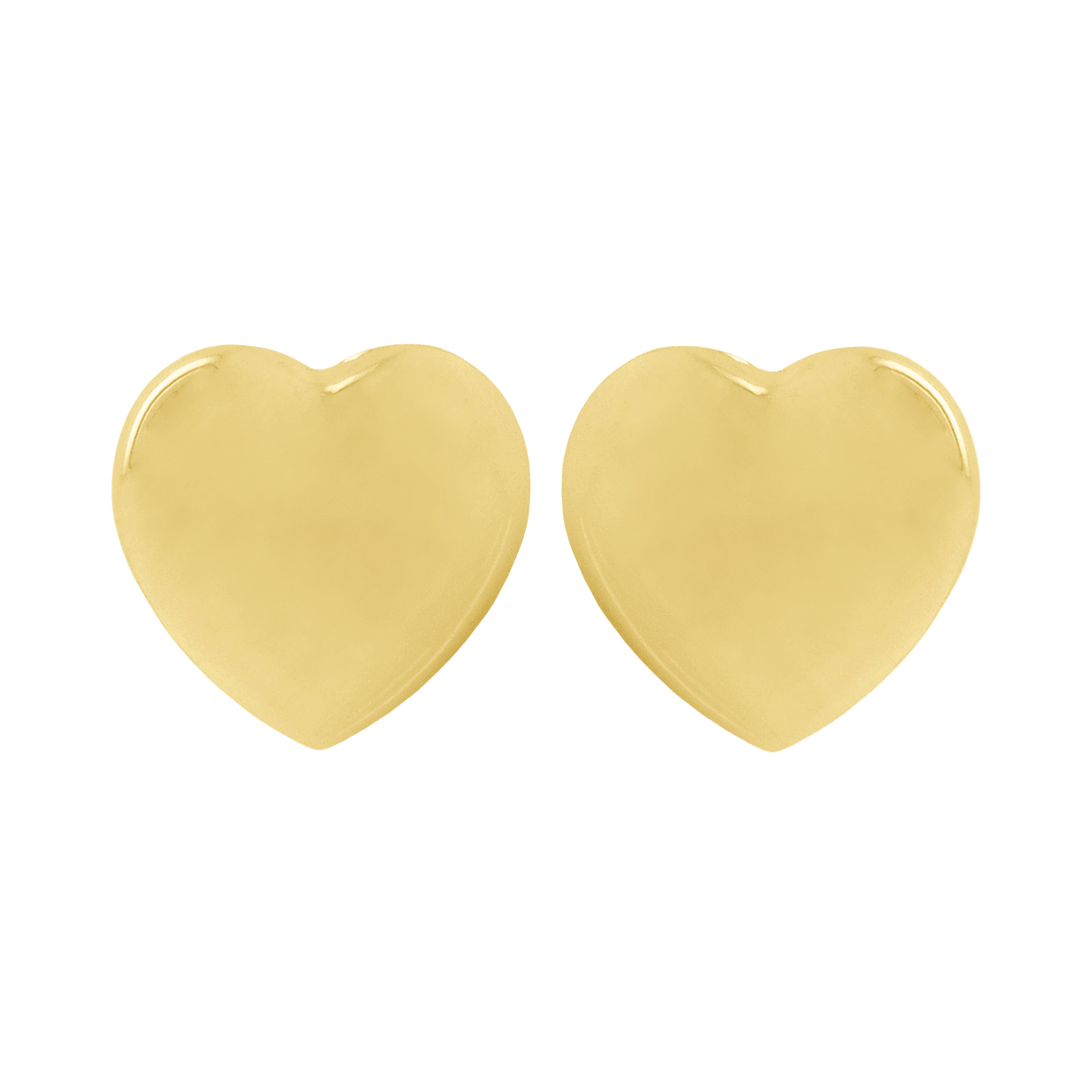 Modern Heart Stud Earrings
