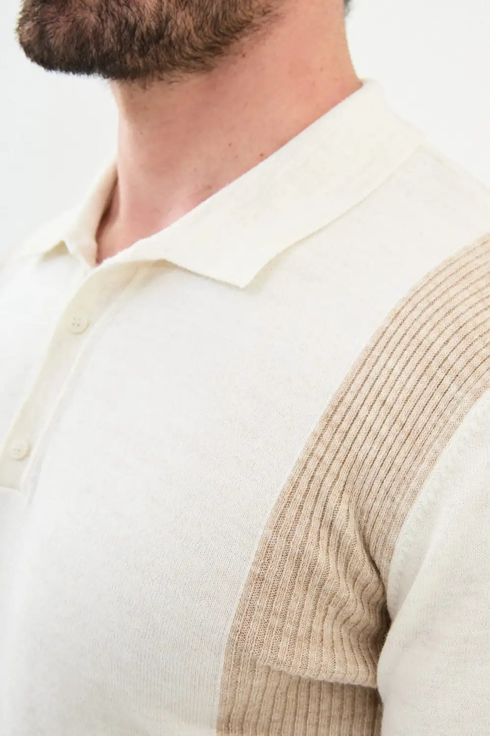 Classic Polo Collar Knit Sweater