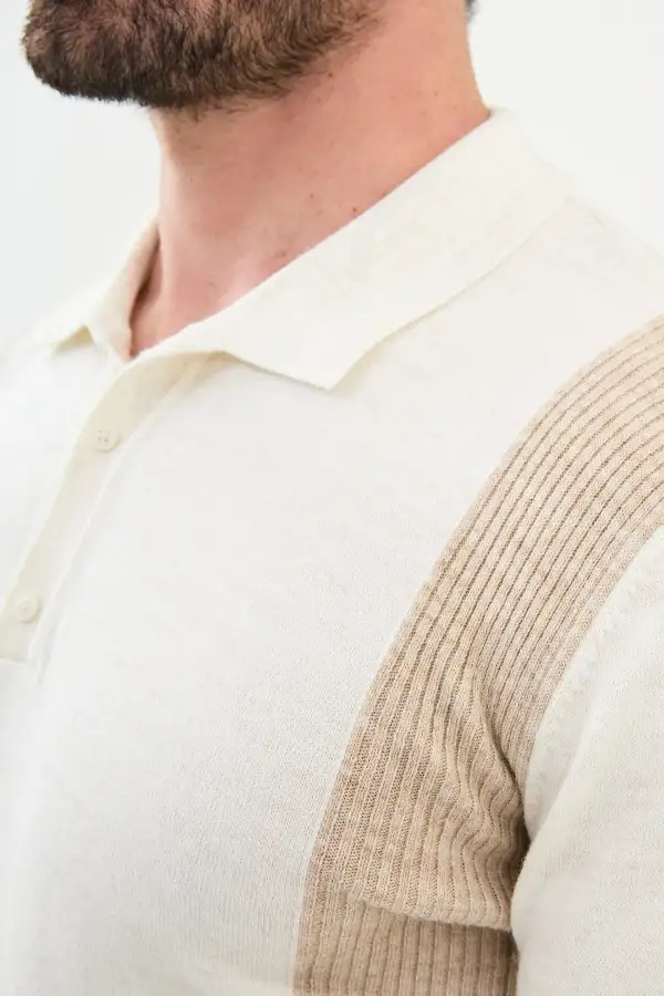 Classic Polo Collar Knit Sweater