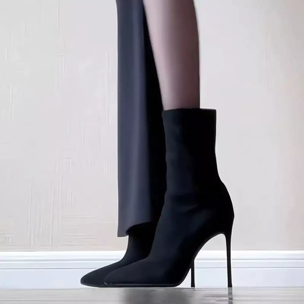Classic Point Toe Stiletto Boots