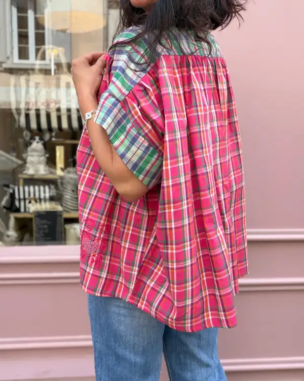 Classic Cotton Relaxed-Fit Blouse