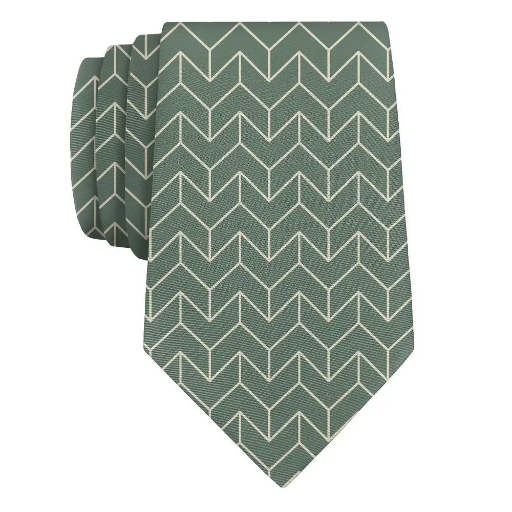 Modern Geometric Texture Necktie