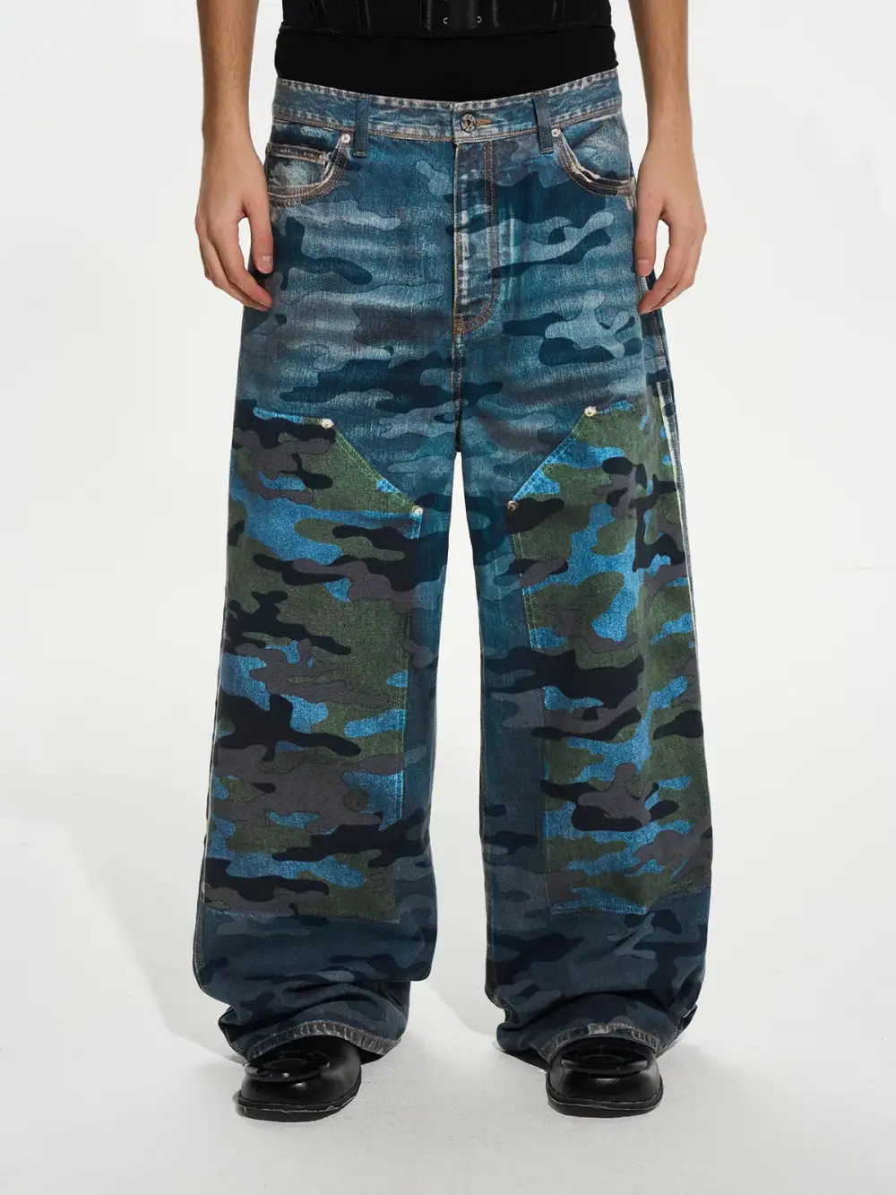 Contemporary Camouflage Cargo Pants