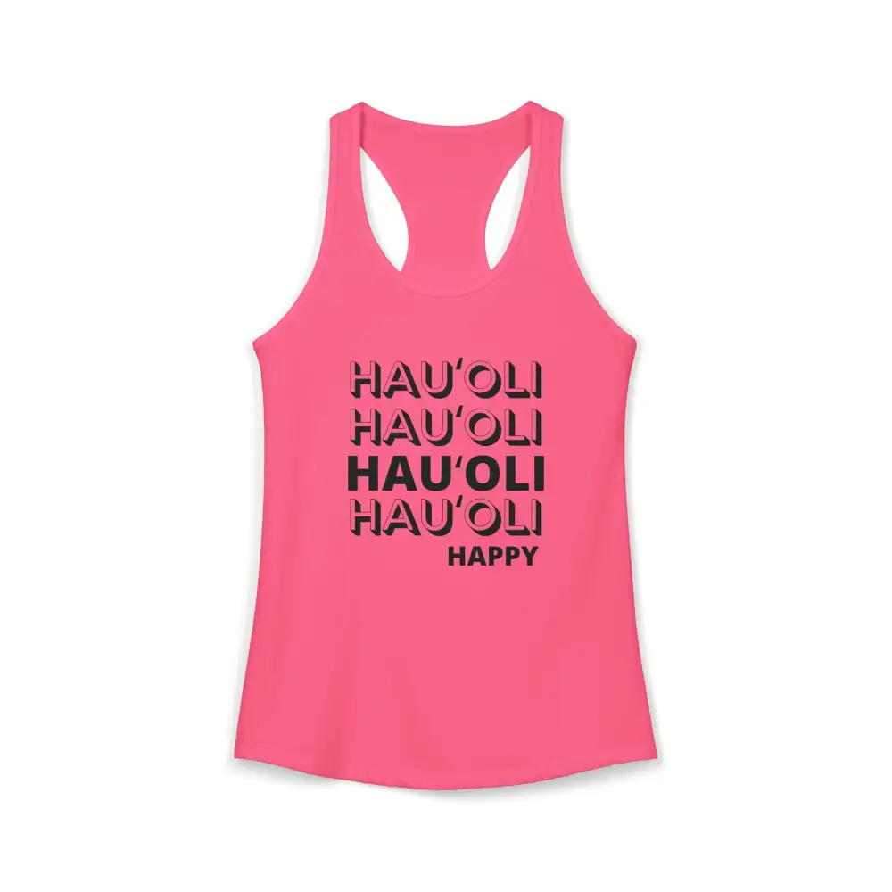 Cheerful Wordmark Racerback Tank