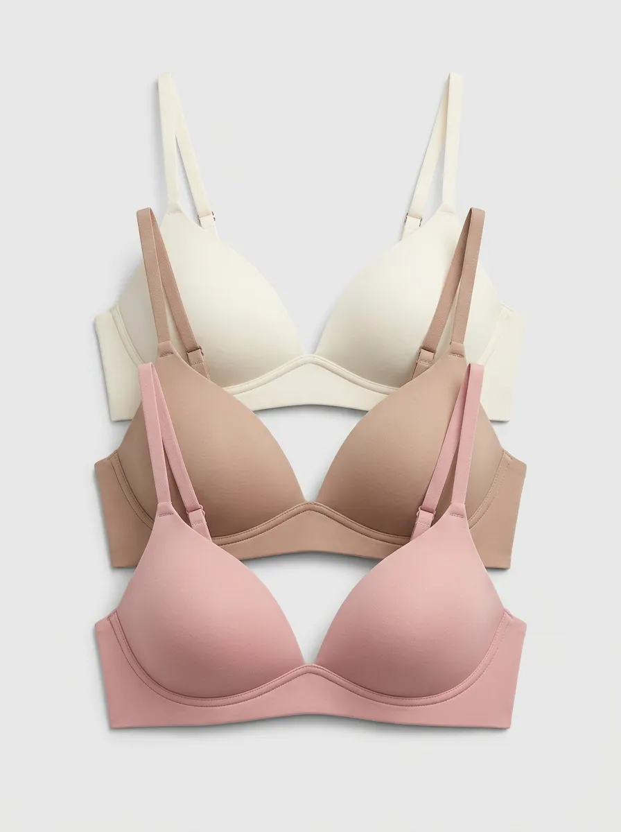 Everyday Versatile Women's Three-Piece Bra Set