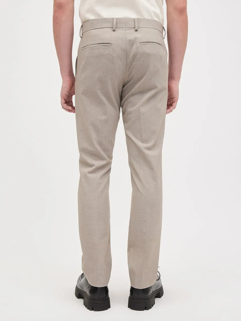 Tawny Taupe  Commuting Style Suit Pant