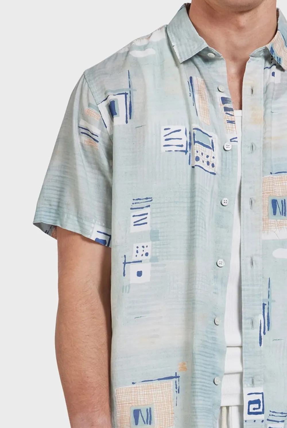 Multicolor Printed Short Sleeve