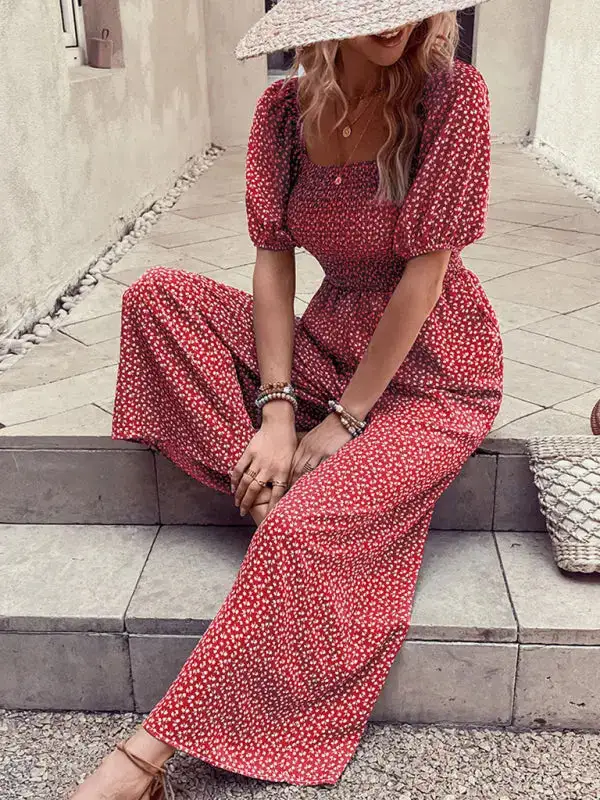 Tailored Everyday Printed Jumpsuit