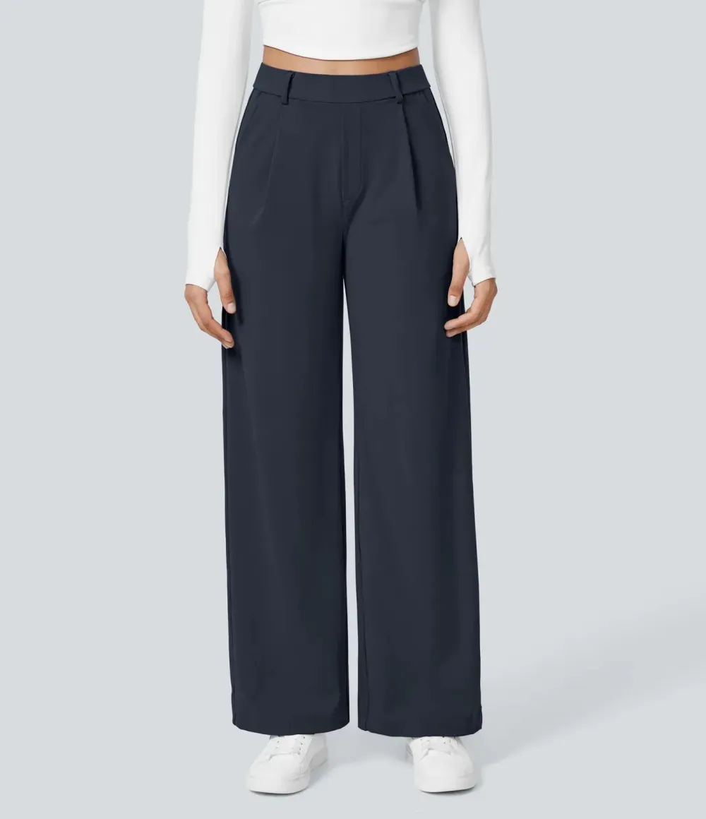 Women's High Waisted Wide Leg Pants
