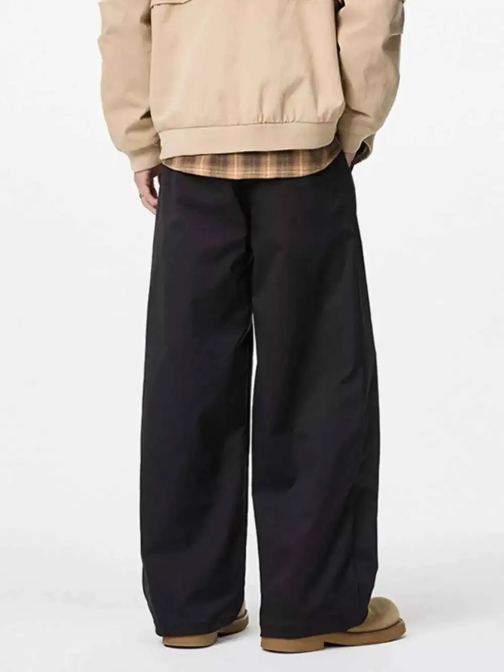 Classic Wide-Leg Relaxed Fit Pants