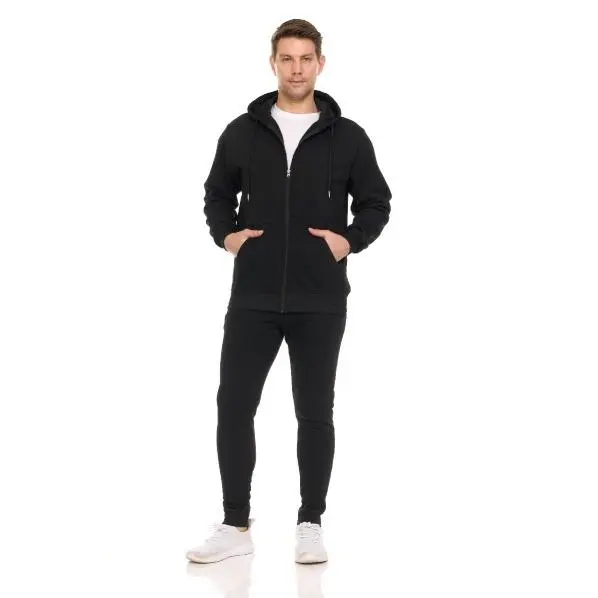 Men’s Fleece-Lined Hoodie & Jogger 2-Piece Set – Stay Warm, Stay Stylish