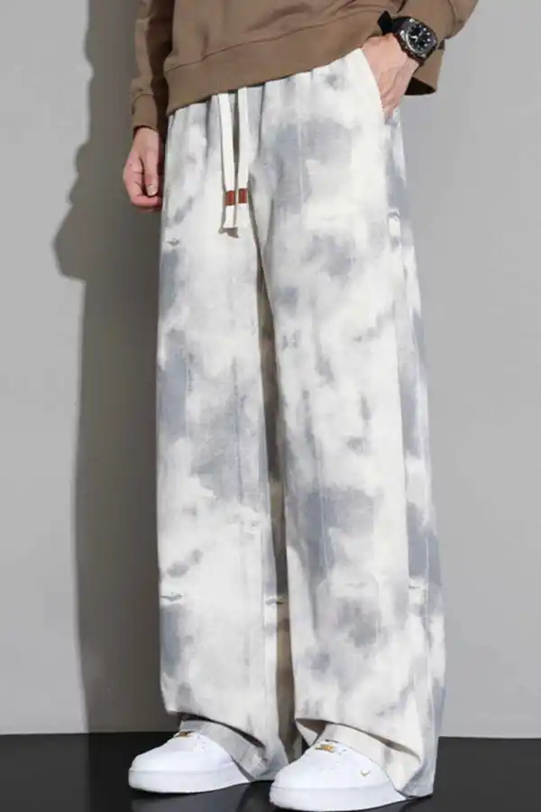 Tie-Dye Loose Fit Casual Pants