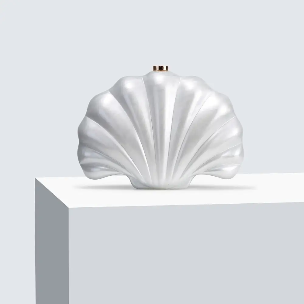 Curved Clutch Bag