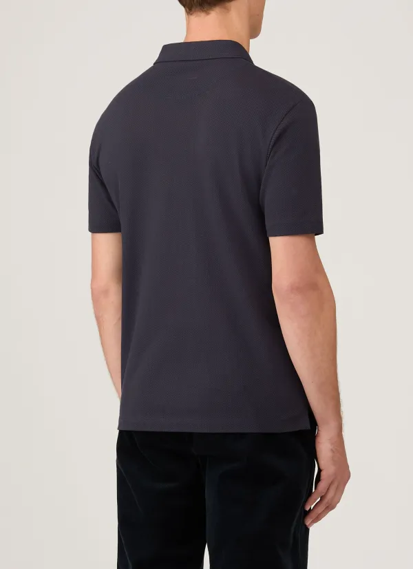 Modern Everyday Regular Fit Mesh Cotton Short Sleeve Polo Shirt