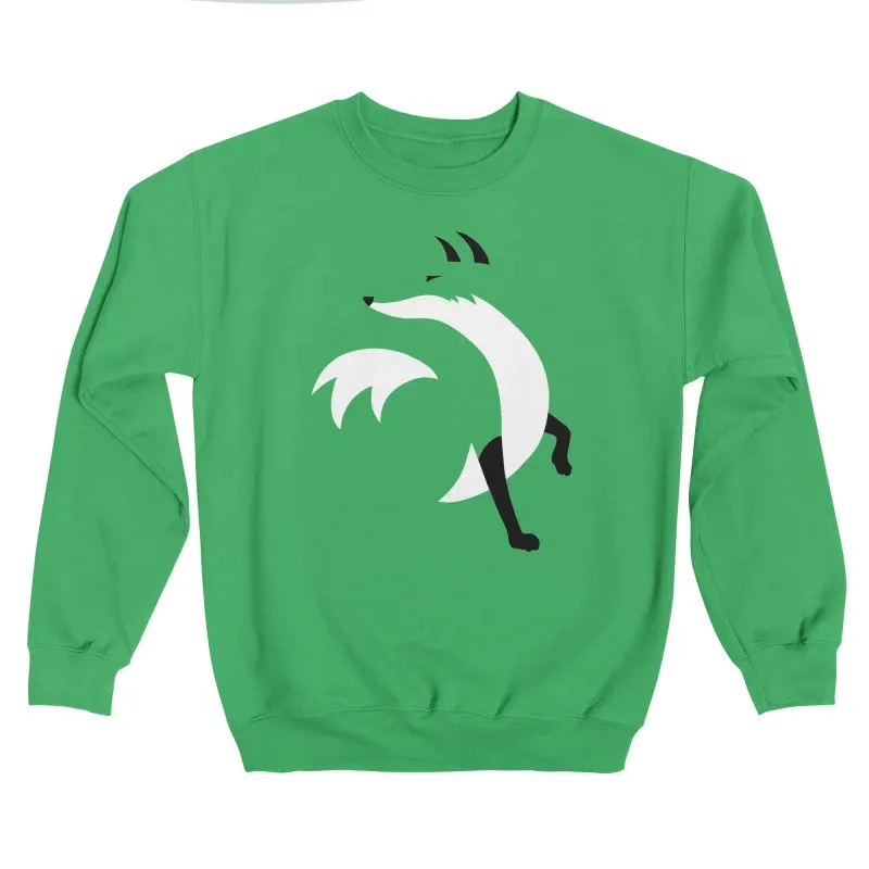 Stylish Geometric Fox Graphic Sweatshirt