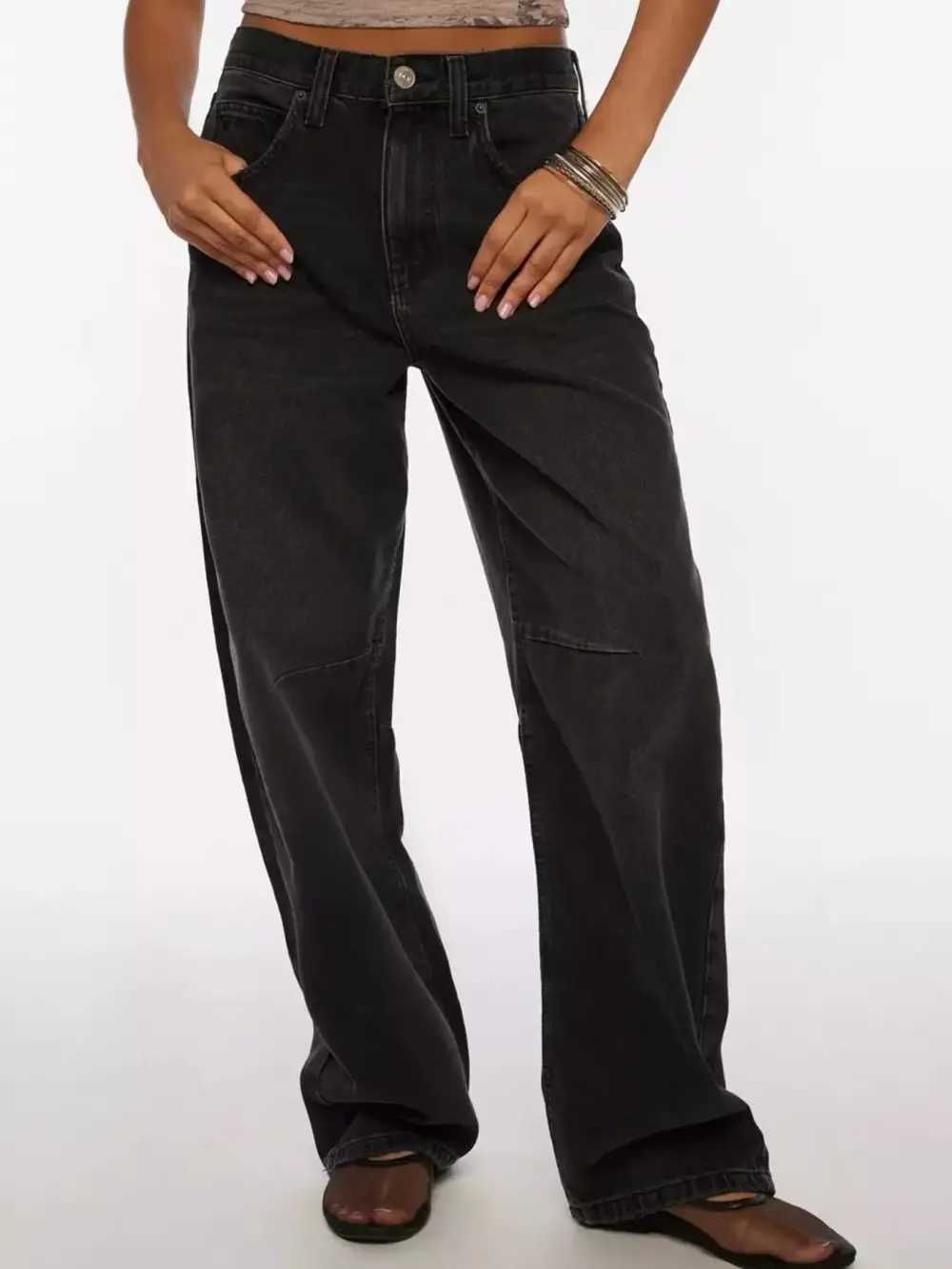 Modern Woven Denim Jeans
