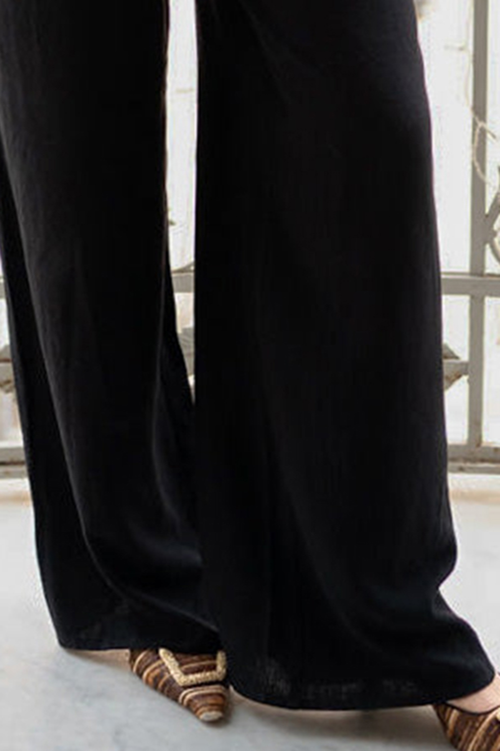 Black Linen Pants